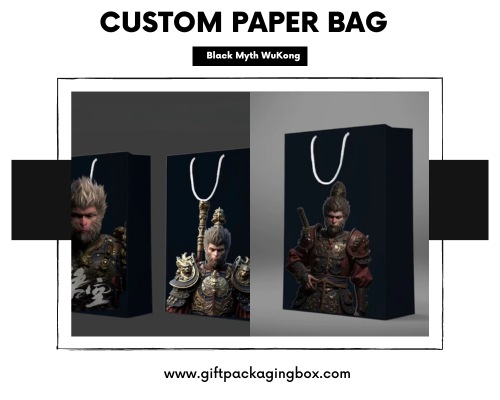 Custom Black Myth Wukong Paper Gift Bags: Design Your Own 