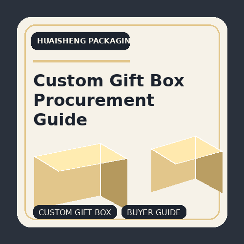 Custom Gift Box Procurement Guide: How to Reduce Risk Before Bulk Production