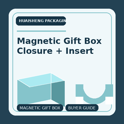 Magnetic Gift Box Buying Guide: Closure Strength, Insert Design, and Premium Presentation