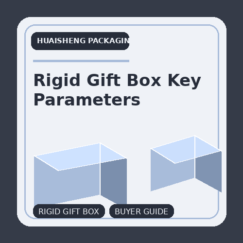 Rigid Gift Box Parameters Buyers Should Confirm Before Ordering from a Factory