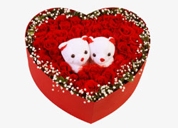 The custom luxury flower gift boxes